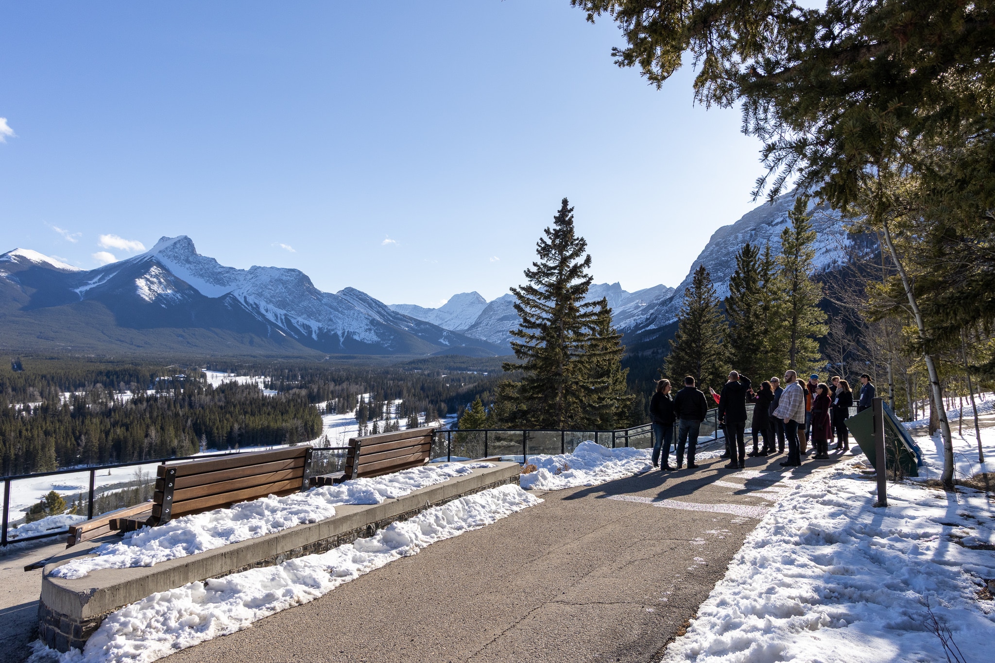 Village Rim Trail walk at Kananaskis Mountain Lodge